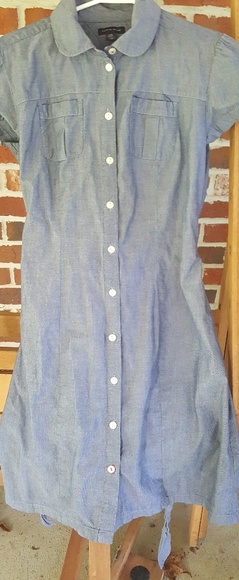 Lile new, chambray buttom down dress - Picture 1 of 4